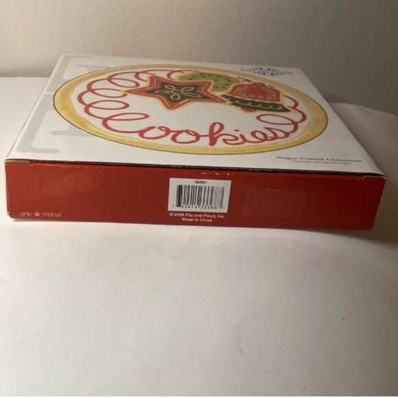 Fitz and Floyd Sugar coated Christmas Cookies for Santa Plate Decor - Picture 3 of 10